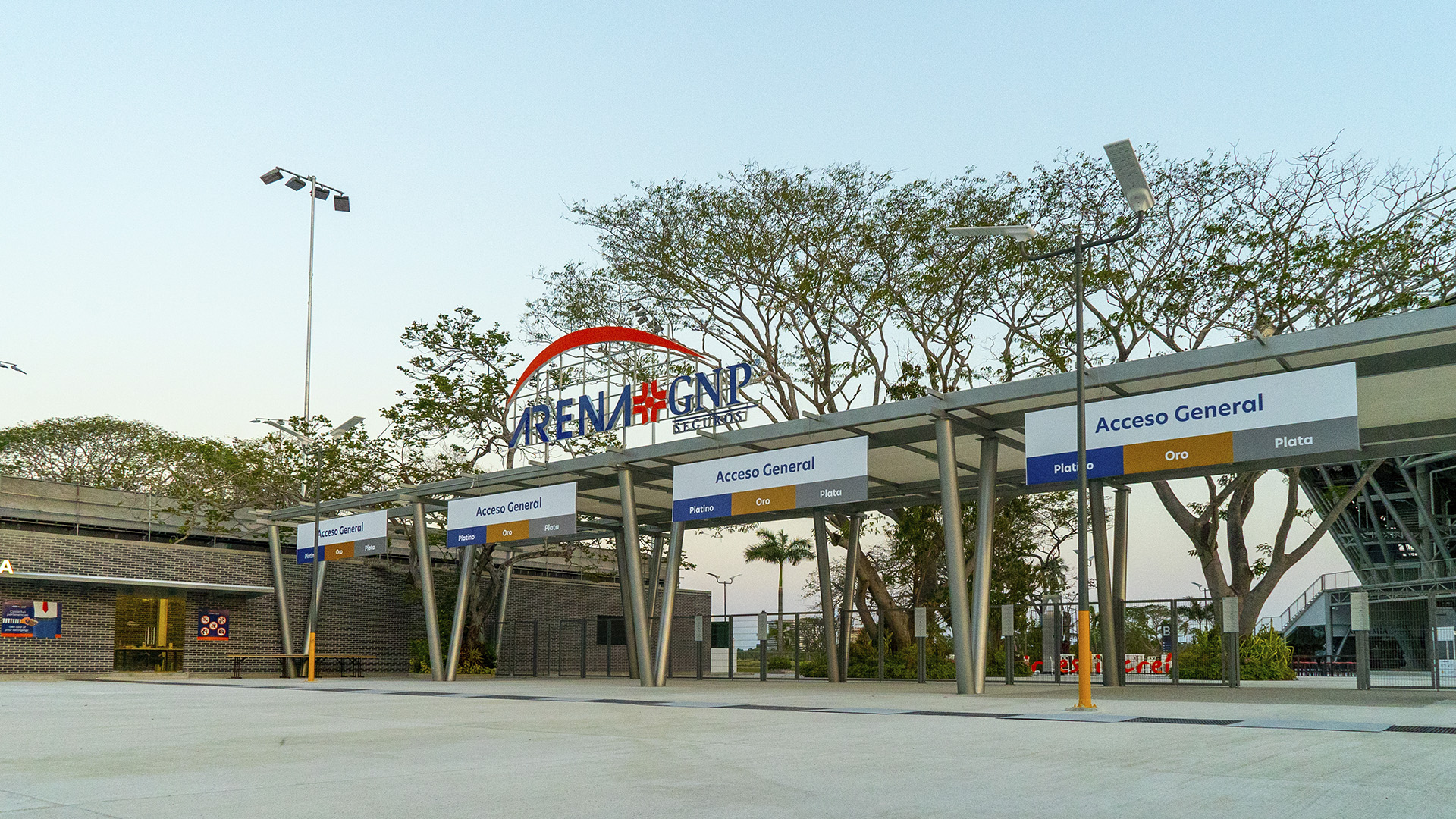 Arena GNP alumbrado sustentable