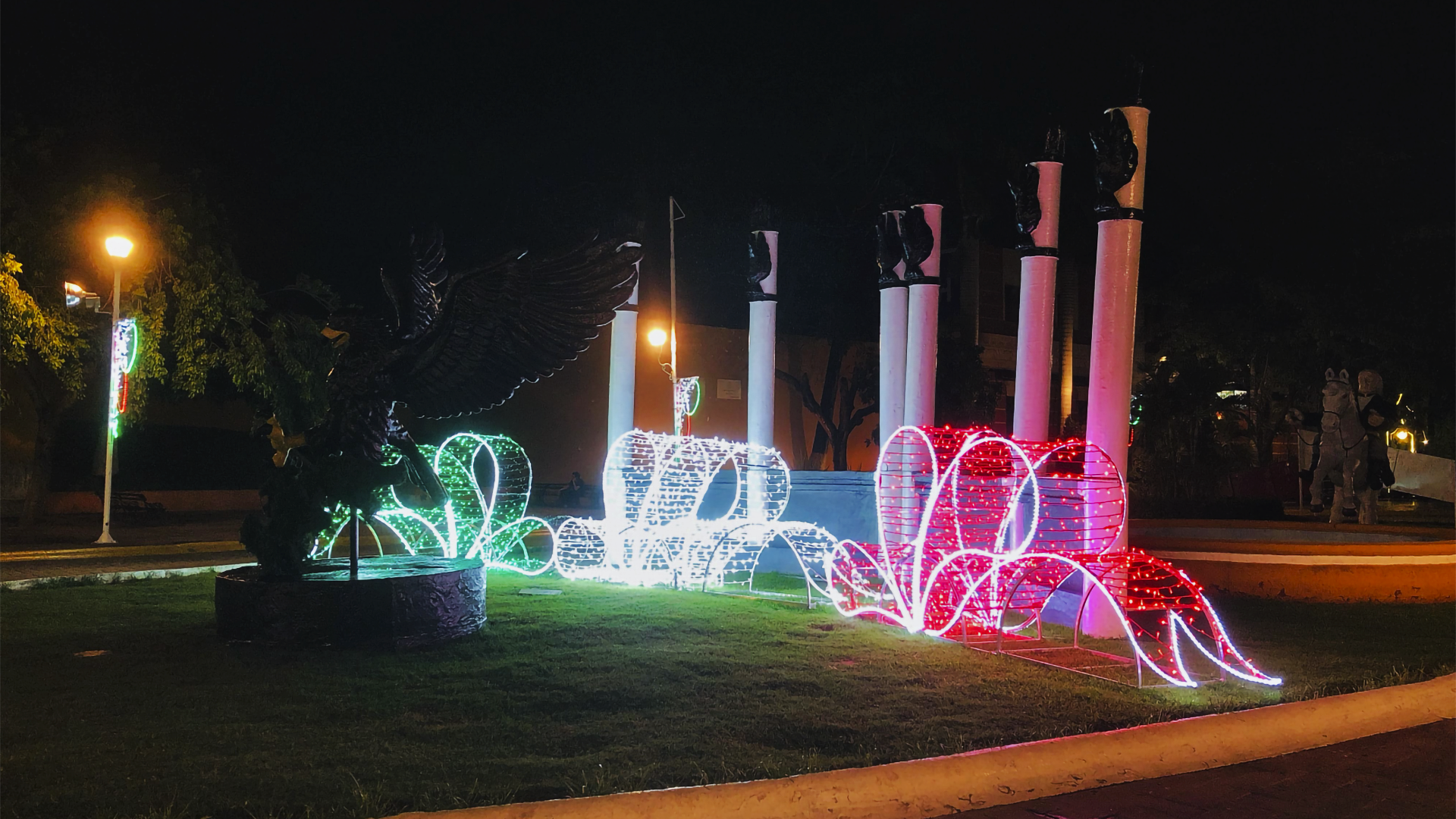 Adorno de temporada Patrios en Coyoacán