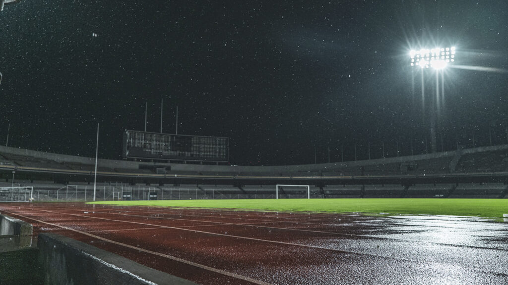 Toma de piso de eficiencia e Iluminación del Estadio Olímpico Universitario Pumas