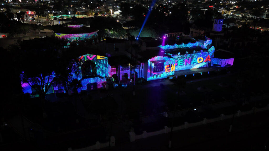 Videomapping Riviera de Ensenada Fundación