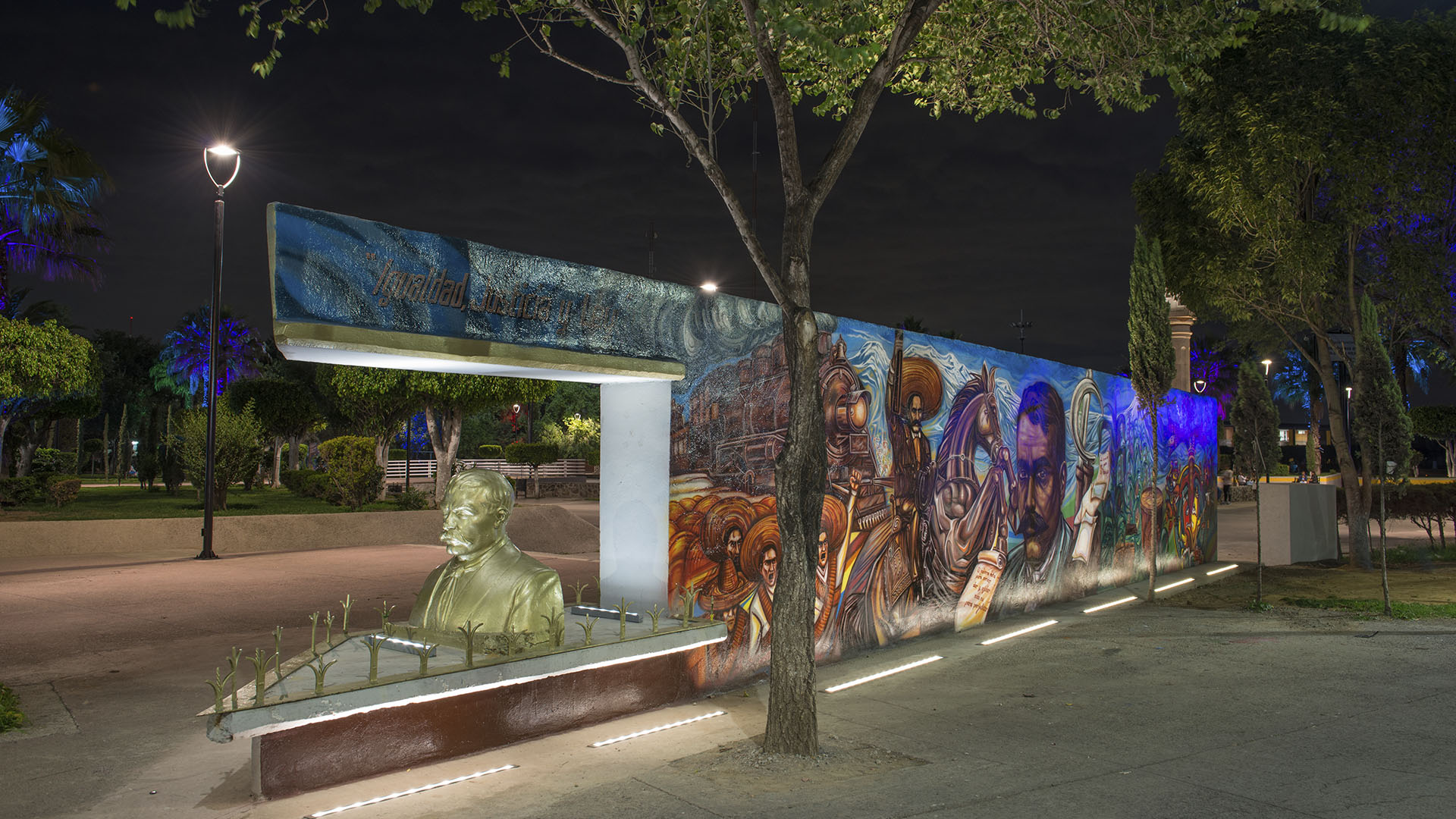 Iluminación ambiental Valle de Chalco