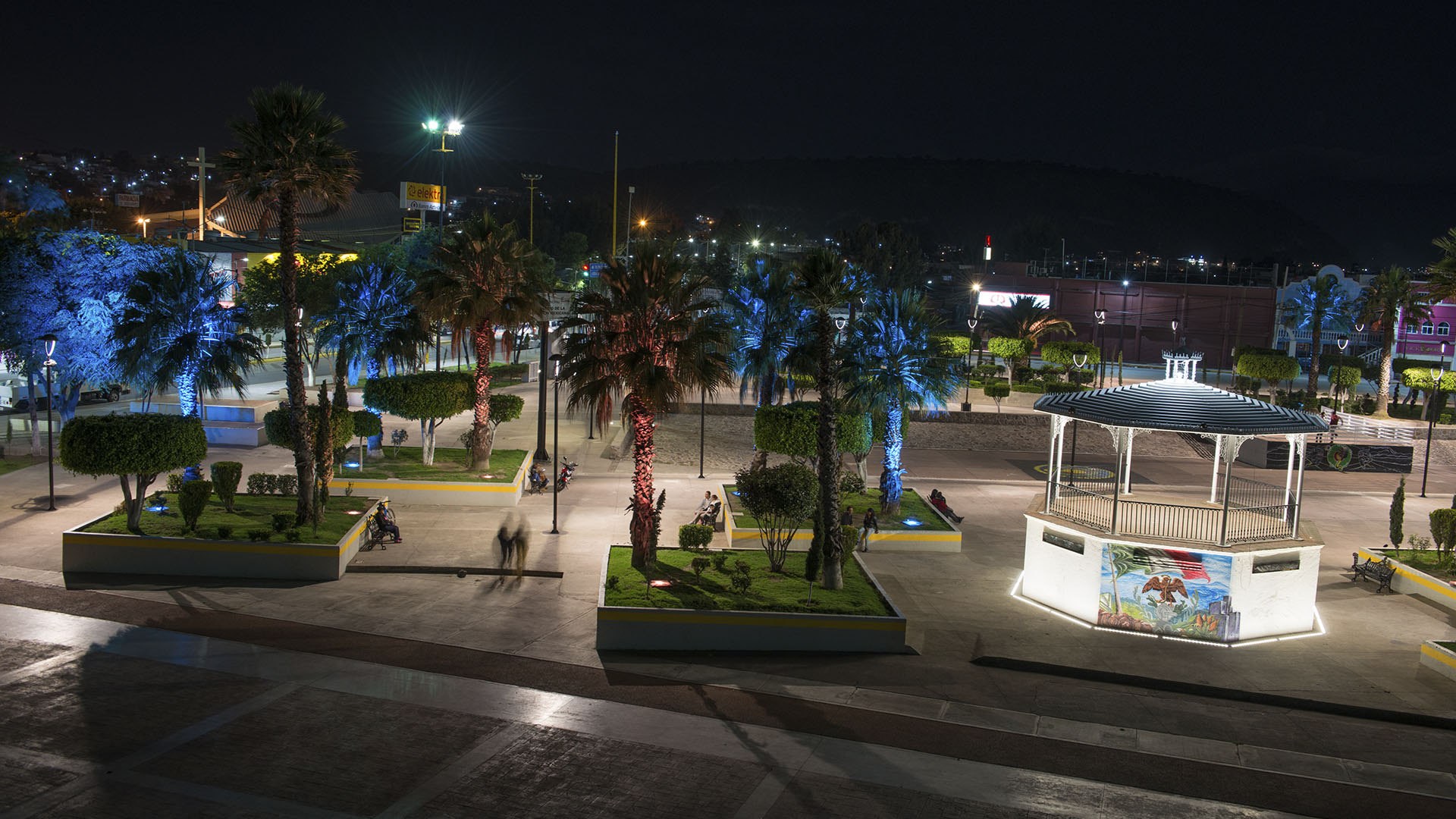 Iluminación ambiental Valle de Chalco