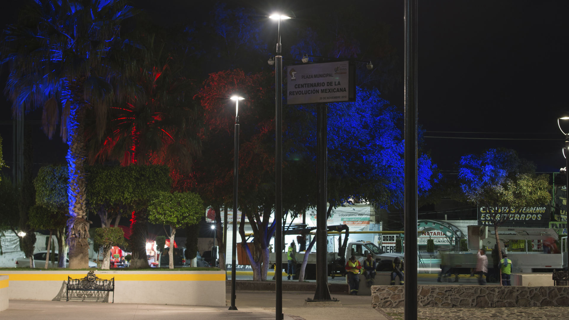 Iluminación ambiental Valle de Chalco