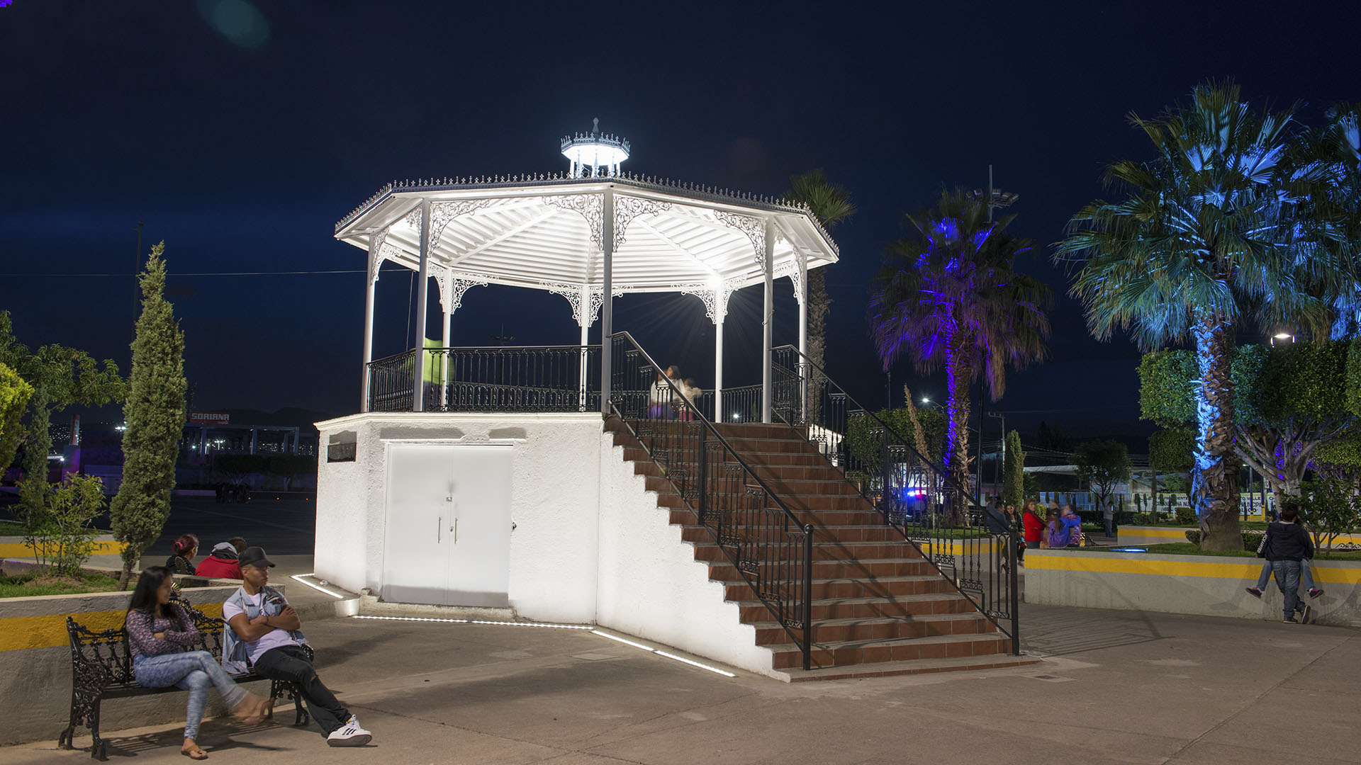 Iluminación ambiental Valle de Chalco