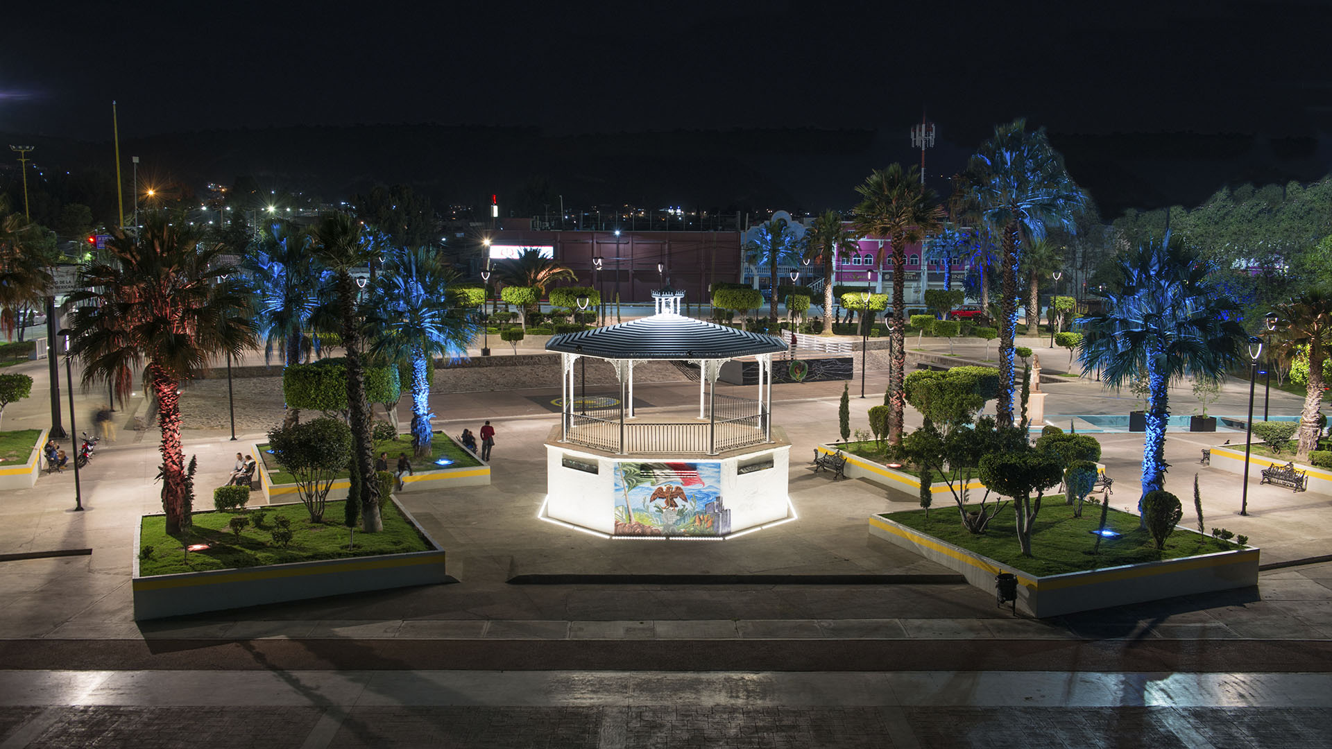 Iluminación ambiental Valle de Chalco