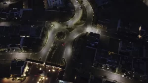 Alumbrado publico de espacios residenciales, seguros e iluminados en Clúster la toscana Puebla