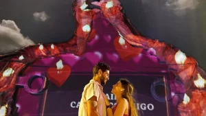Videomapping San Valentín en Arco Maya de Playa del Carmen